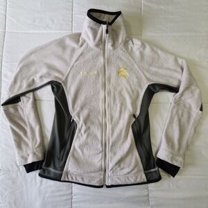 Michigan State University XS Women's Columbia Gold Embroidered Logo College Wear